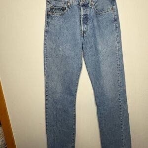 Levi's Light Blue Straight Jeans